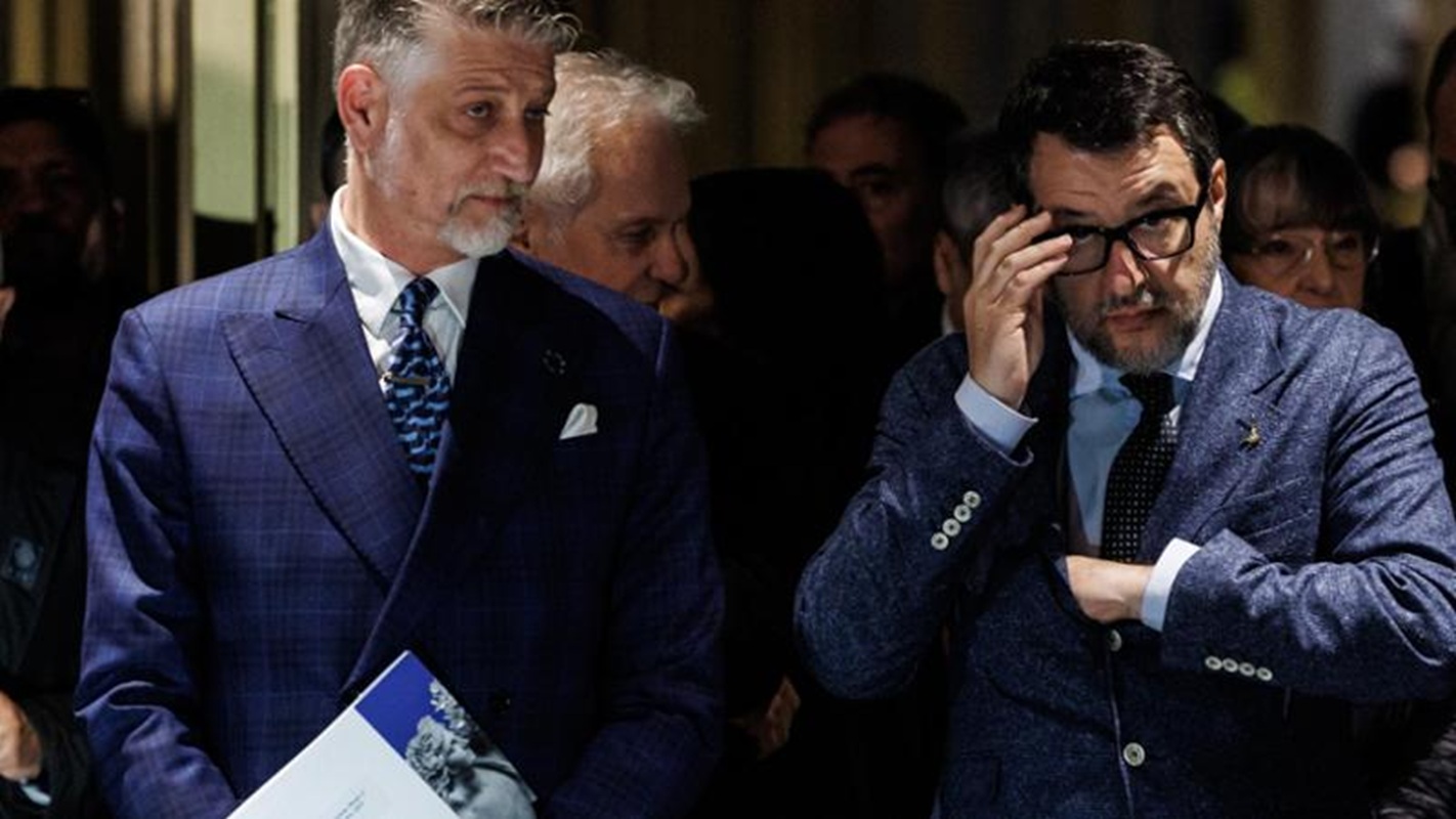 alessandro giuli matteo salvini lite cdm piano casa fasci littori
