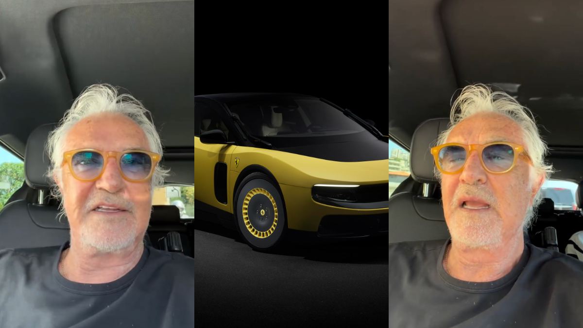 La reazione di Briatore sulla Ferrari Luce