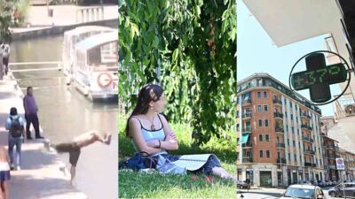 Caldo record Milano maggio