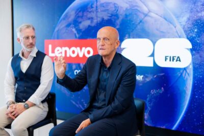 Collina Spazio Lenovo spiega fuorigioco con IA ai Mondiali 2026