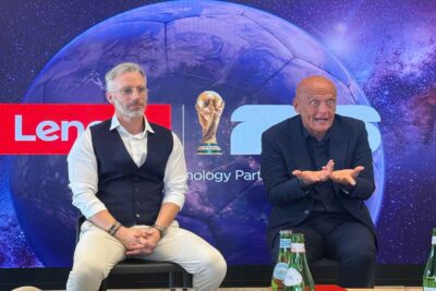 Collina Spazio Lenovo spiega fuorigioco con IA ai Mondiali 2026