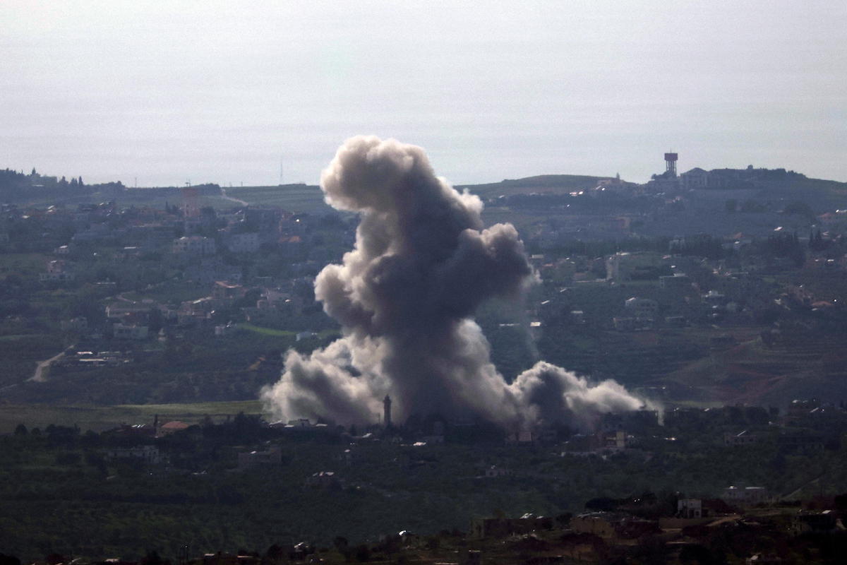 idf bombardamenti libano