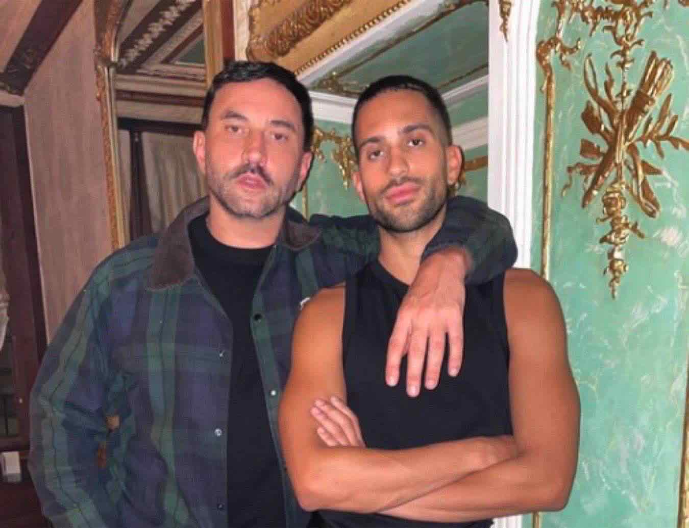 Mahmood con lo stilista Tisci