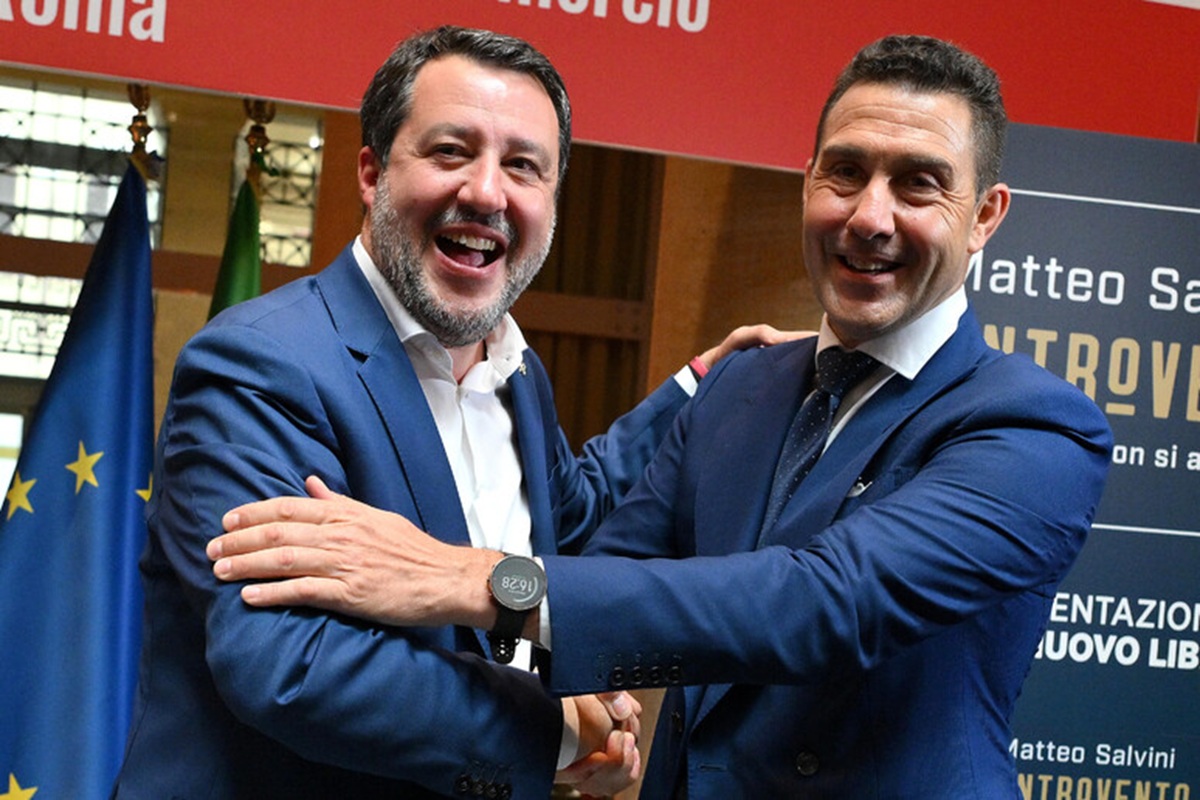 matteo salvini roberto vannacci