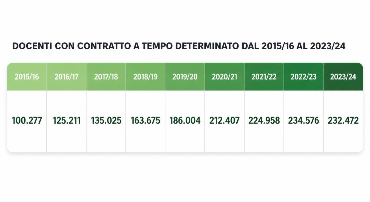 scuola docenti precari dati