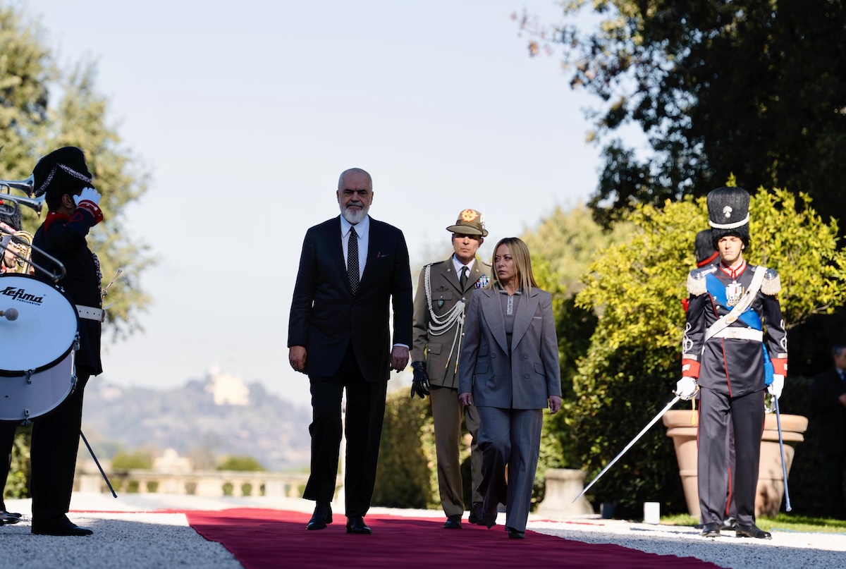 edi rama e giorgia meloni