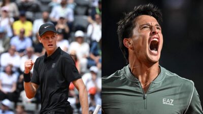 Jannik Sinner e Luciano Darderi in semifinale agli Internazionali di Roma