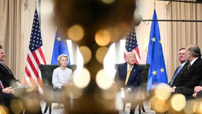 ue dazi usa accordo ursula von der leyen donald trump