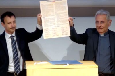 Firma accordo interreligioso a Roma