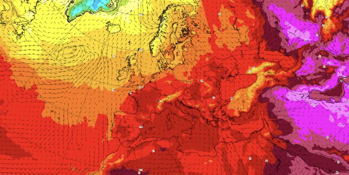 caldo record europa