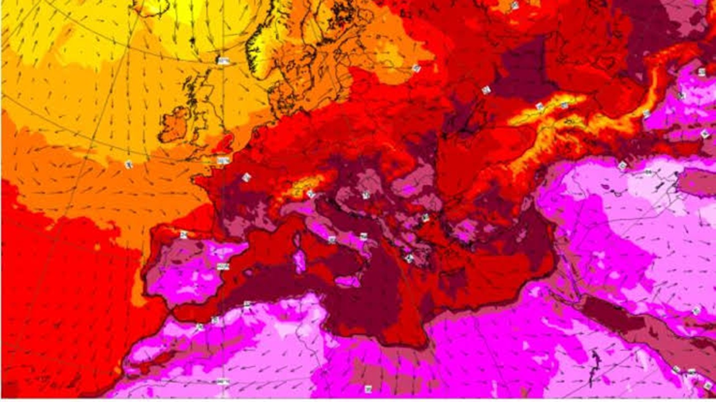 caldo record italia europa cambiamento climatico