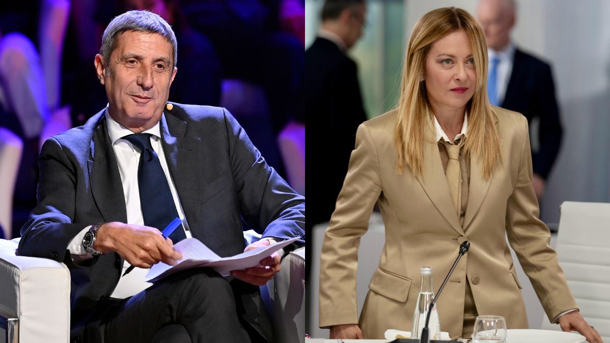 Gian Marco Chocci e Giorgia Meloni