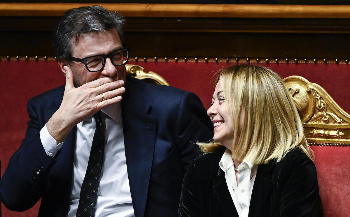 giorgetti meloni