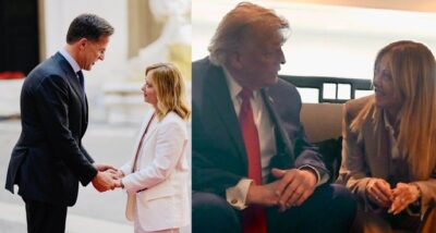 giorgia meloni mark rutte donald trump basi usa italia tranello nato