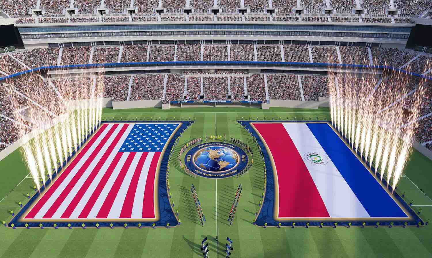 Ingresso e inno pre partita calciatori pre mondiale