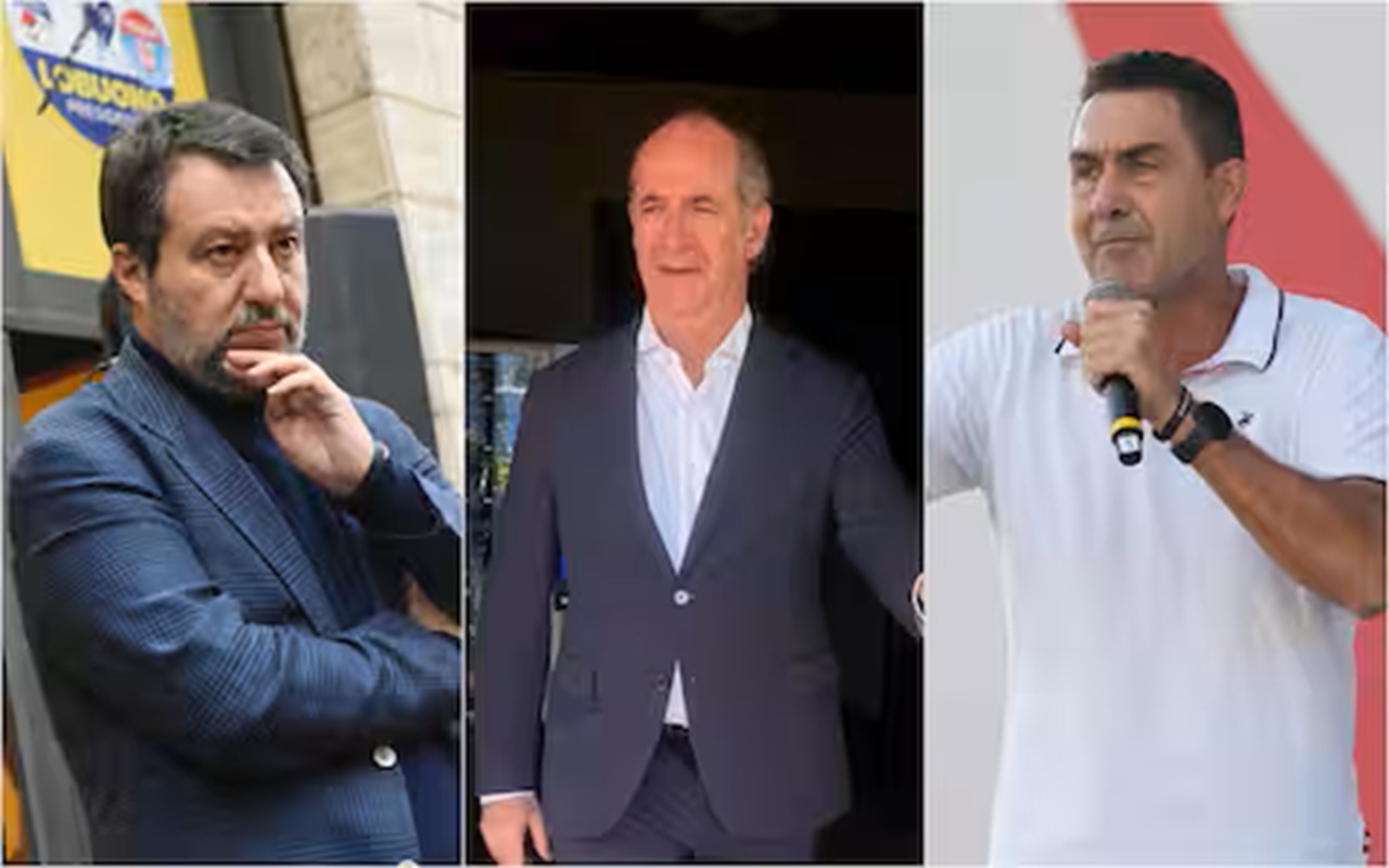 lega matteo salvini luca zaia roberto vannacci