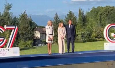 macron meloni g7 al bano