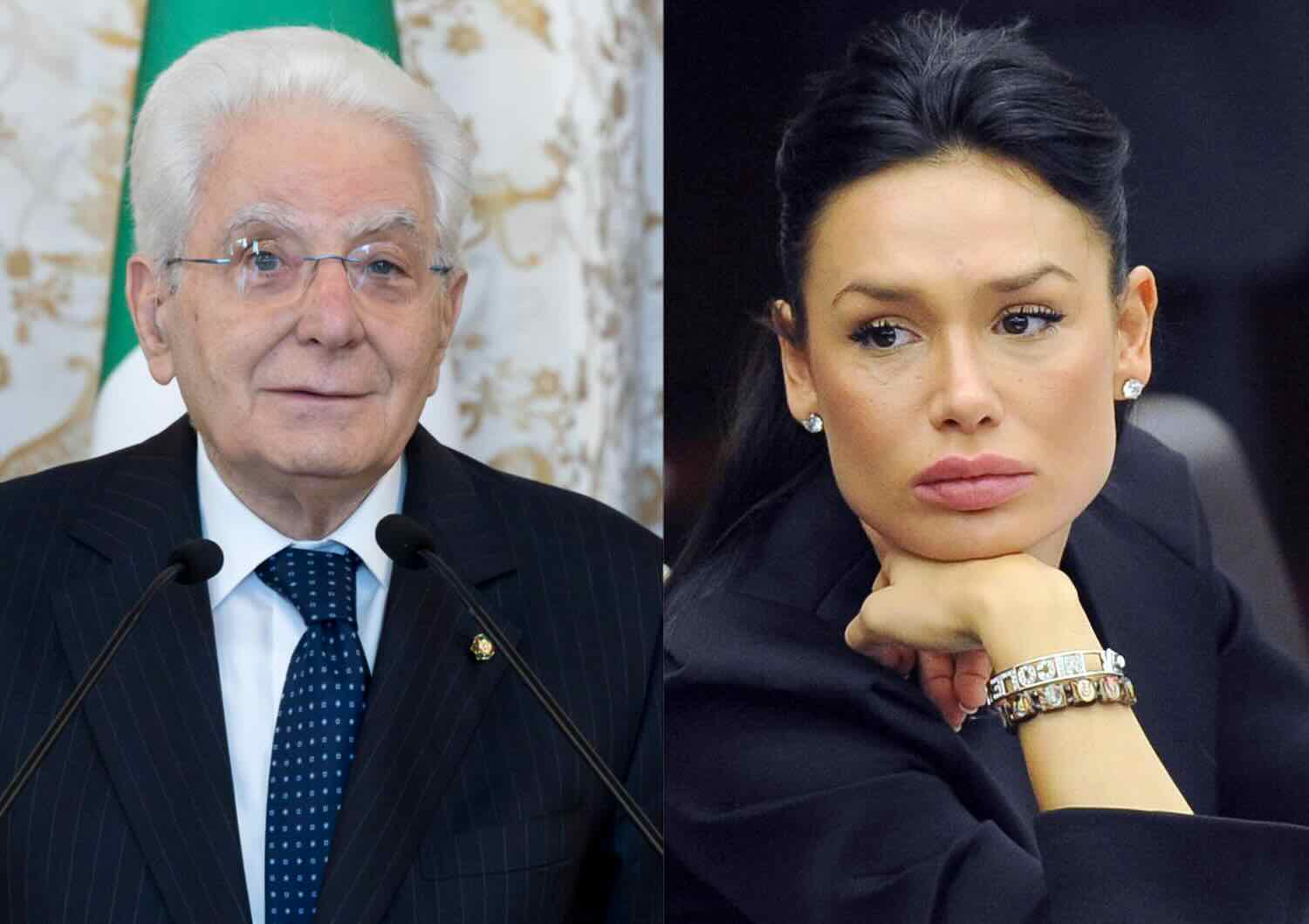 Sergio Mattarella e Nicole Minetti