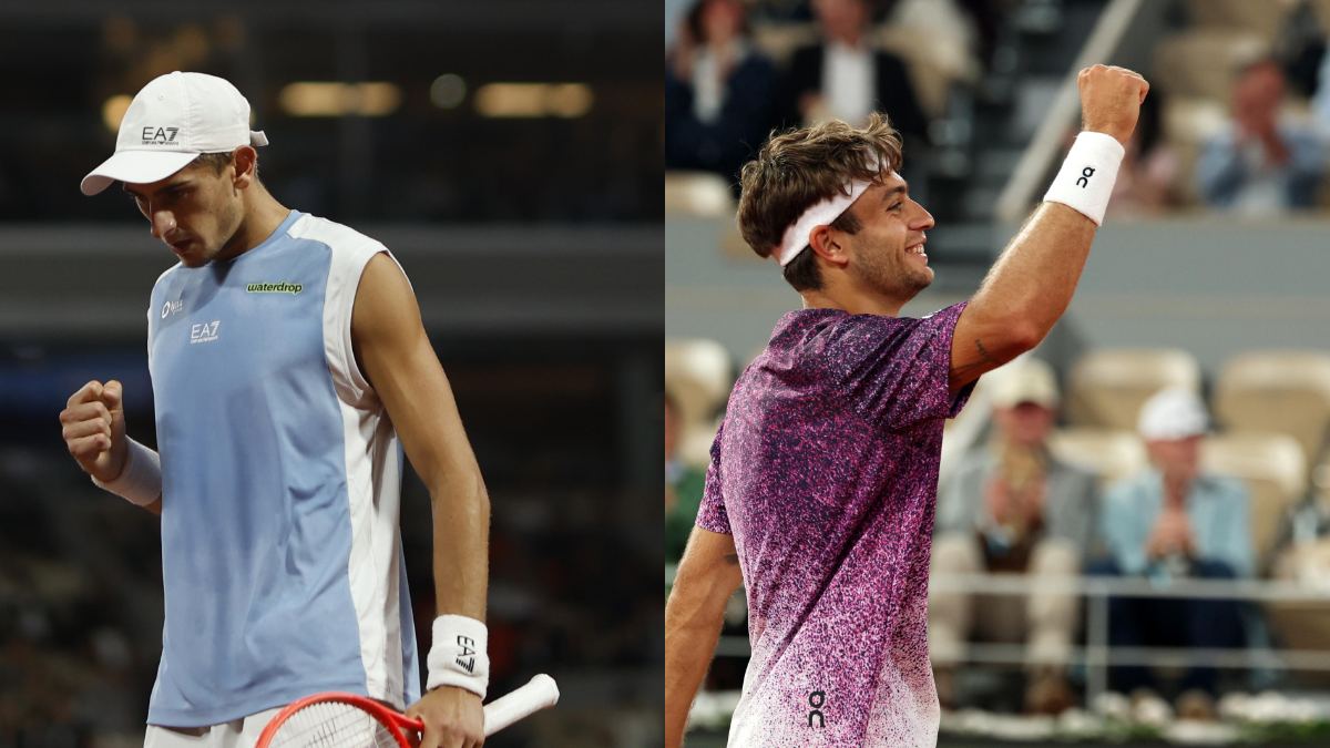 Matteo Arnaldi e Flavio Cobolli in semifinale del Roland garros