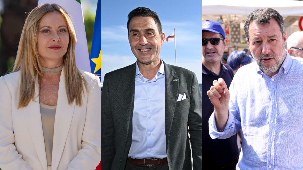 Meloni, Vannacci, Salvini