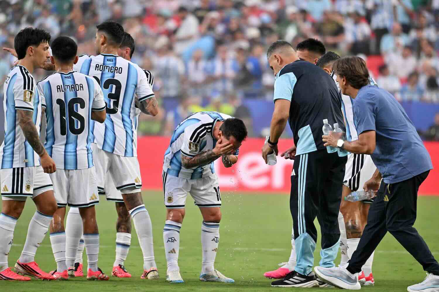Lionel Messi lacrime