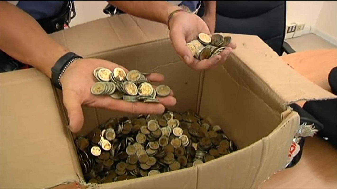 monete da due euro false
