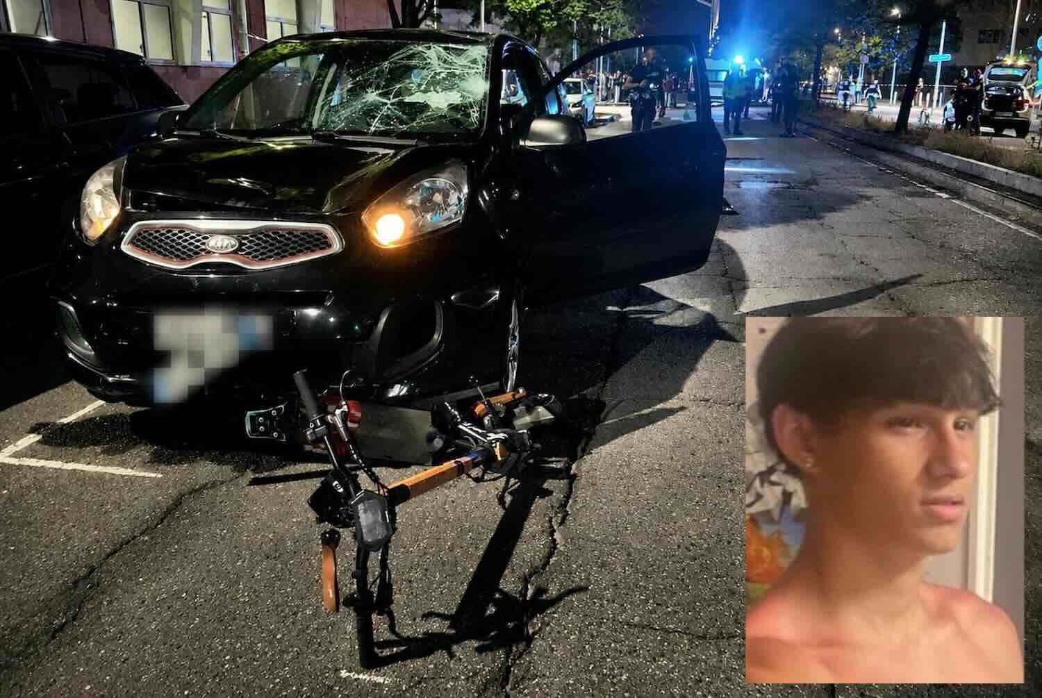 Eros Gagliardi morto 18 anni monopattino