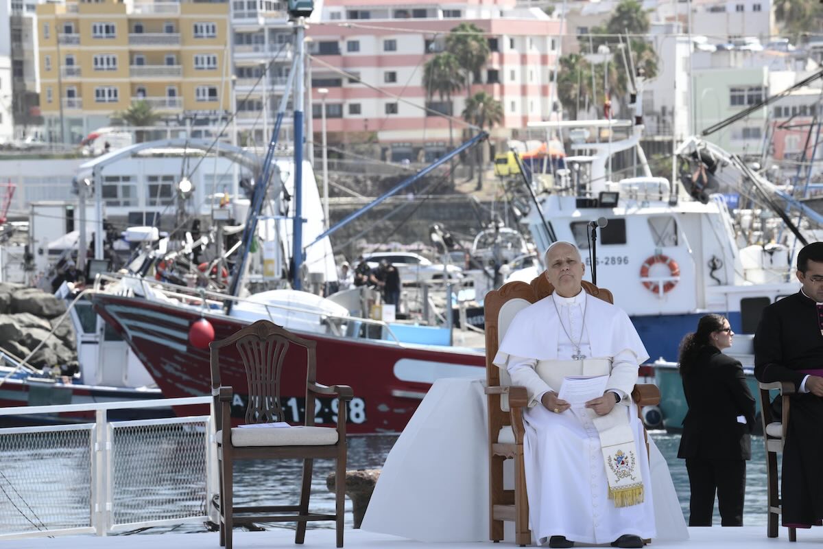papa-leone-gran-canaria-discorso-migranti