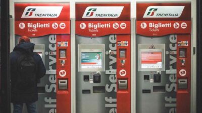 Trenitalia macchinette biglietti