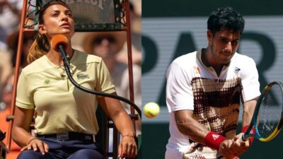 Vallejo insulta arbitra al Roland Garros