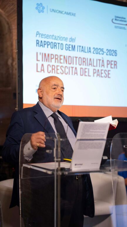 Rapporto GEM 2025 roma 1 luglio Universitas Mercatorum Giovanni Cannata