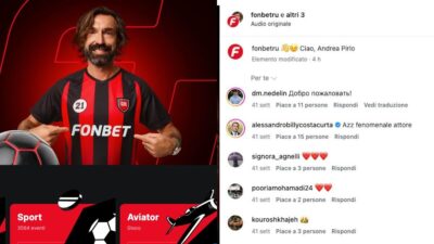 Pirlo Fonbet social