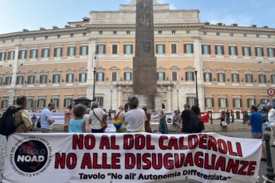 Protesta autonomia differenziata