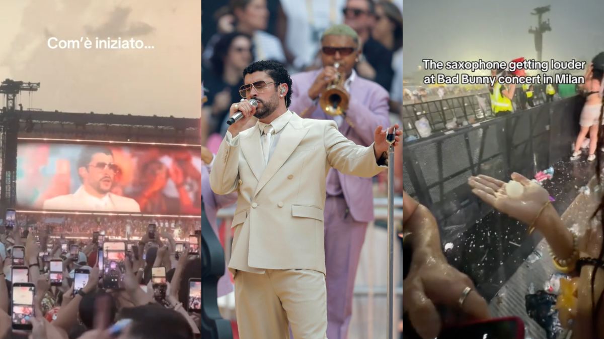 Bad Bunny concerto annullato per la grandine a Milano