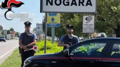 carabienieri nogara aggressione