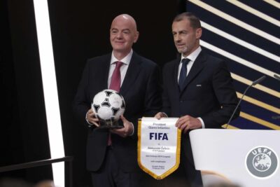 Ceferin Infantino Fifa Uefa