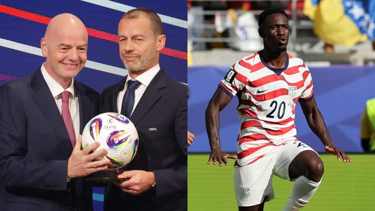 Ceferin Uefa Infantino Fifa e Balogun