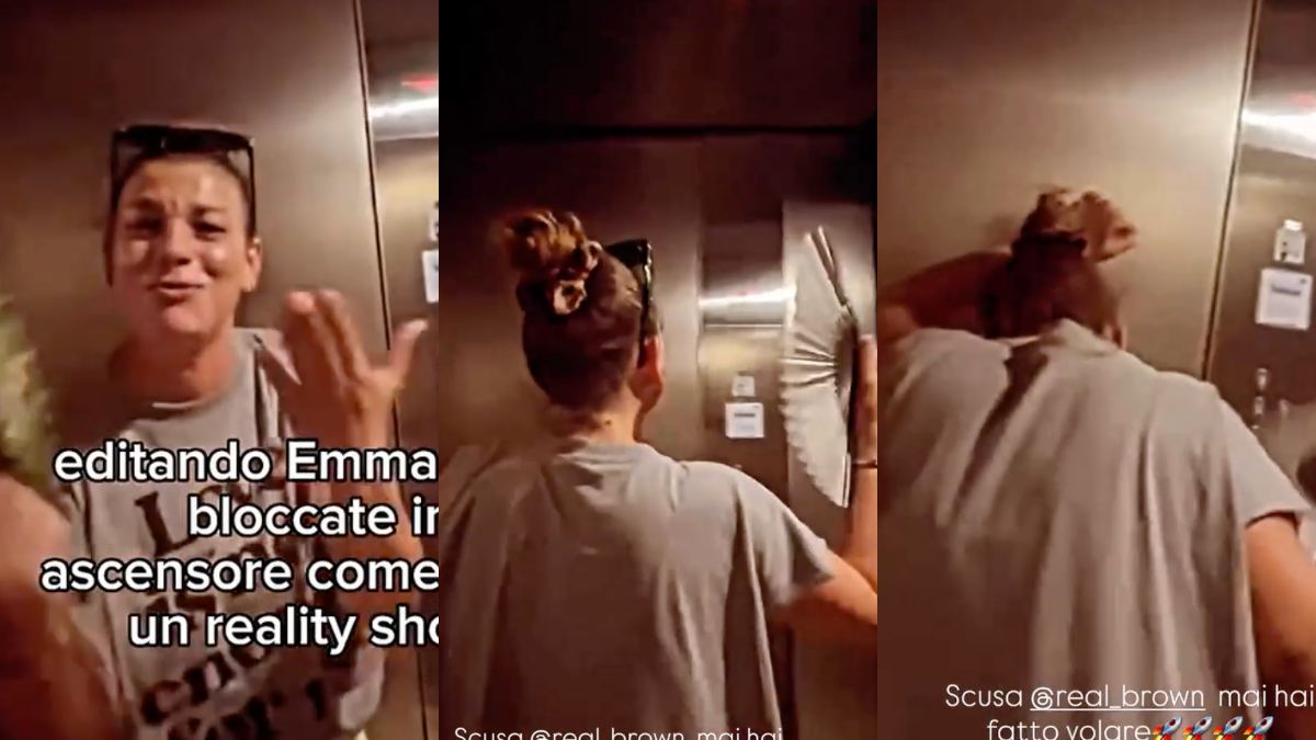 Emma Marrone bloccata in ascensore