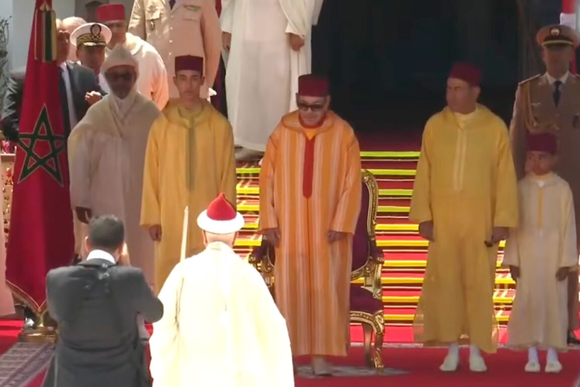 celebrazioni della Festa del Trono di ieri, 30 luglio, che si è tenuta a M'diq, marocco