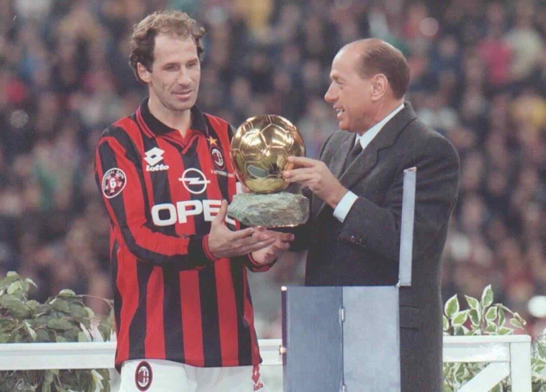 Franco Baresi e Silvio Berlusconi