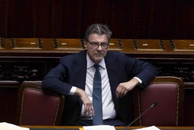 Il ministro dellíeconomia Giancarlo Giorgetti