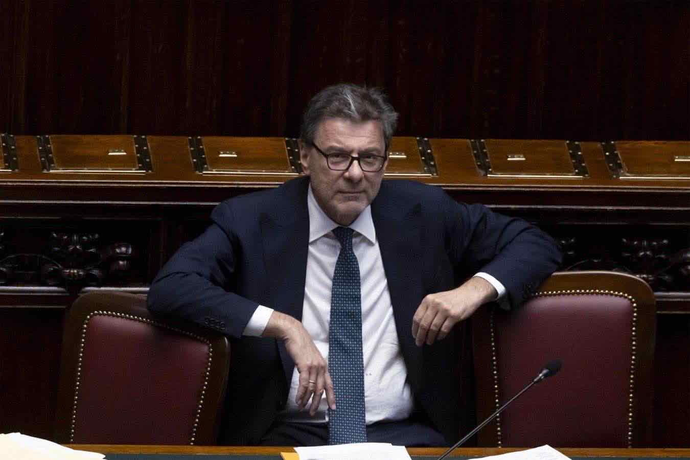 Il ministro dellíeconomia Giancarlo Giorgetti