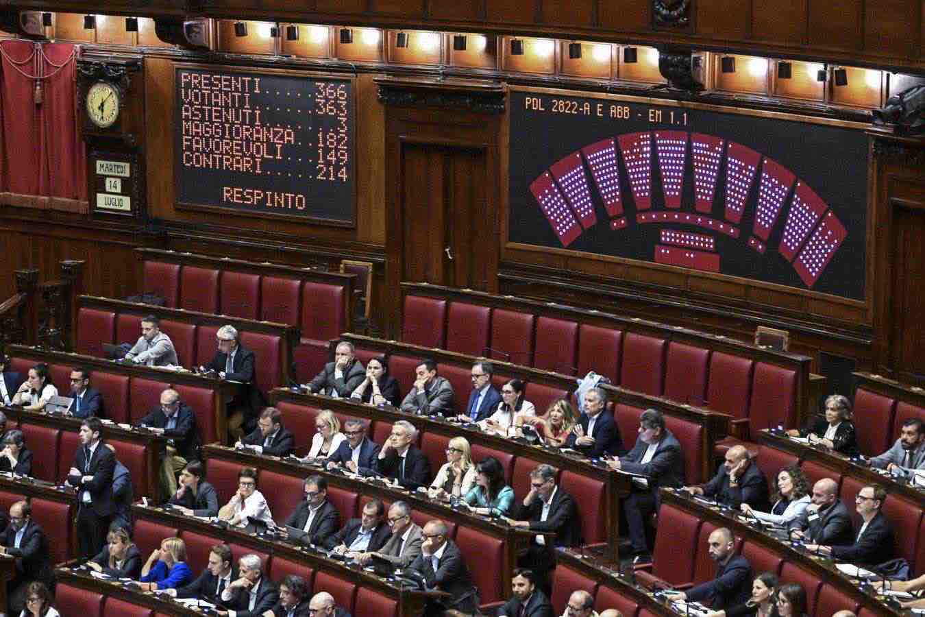 Legge elettorale, governo battuto