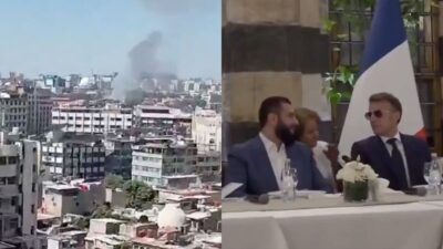 Esplosioni vicino all'hotel di Macron a Damasco