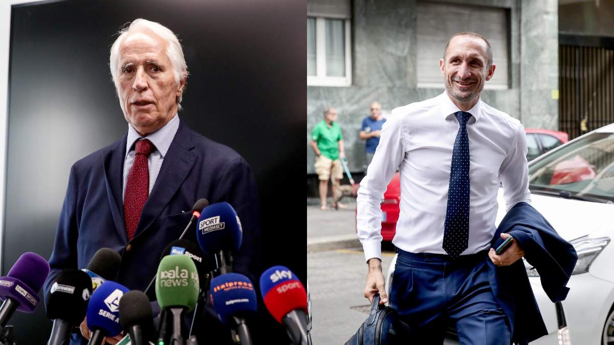 Giovanni Malagò e Giorgio Chiellini