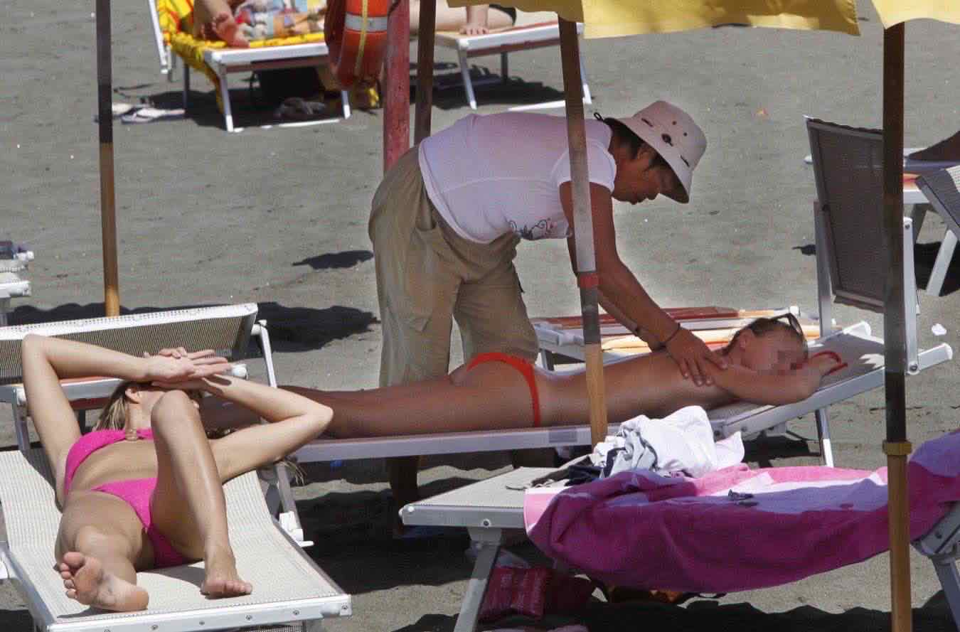 Massaggi in spiaggia