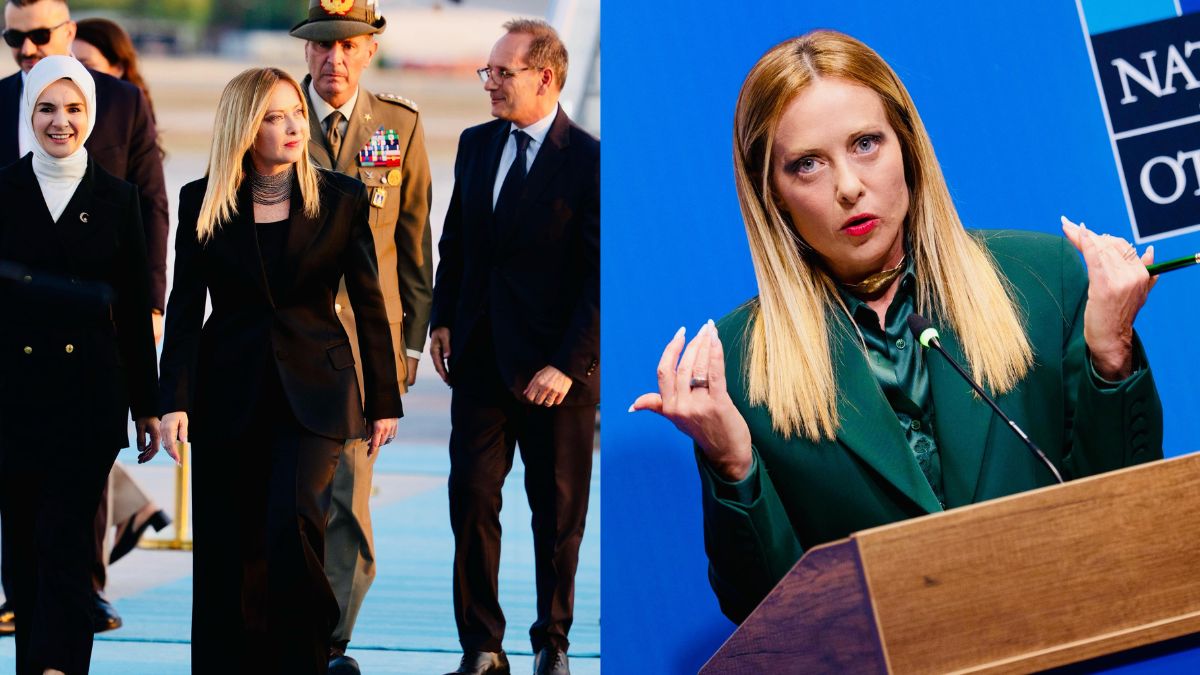 Le immagini di Ankara 2026 con il tailleur nero e quello verde, indossati rispettivamente da Giorgia Meloni il 7 e l'8 luglio 2026