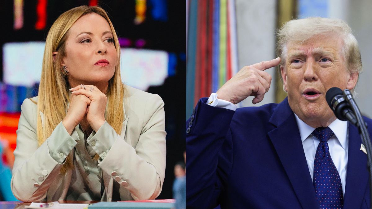 Giorgia Meloni e Donald Trump