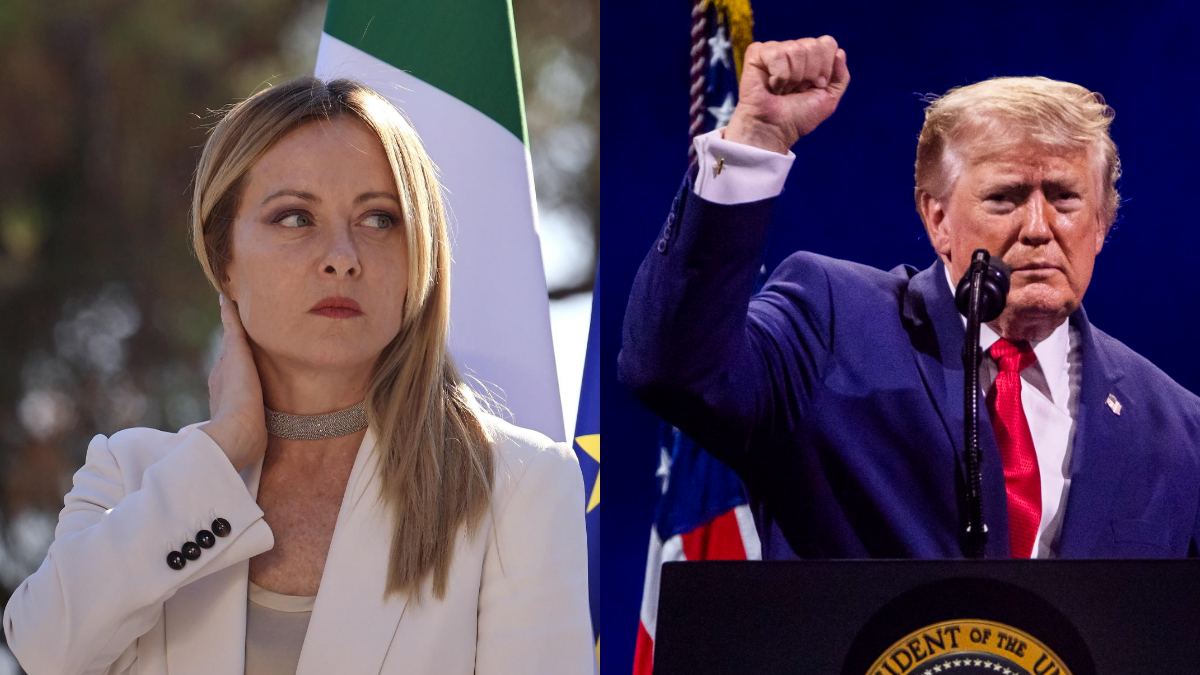 Giorgia Meloni e Donald Trump