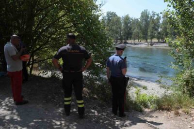 morto annegato fiume adda
